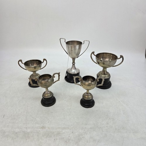 Vintage silver plated trophy - vintage,