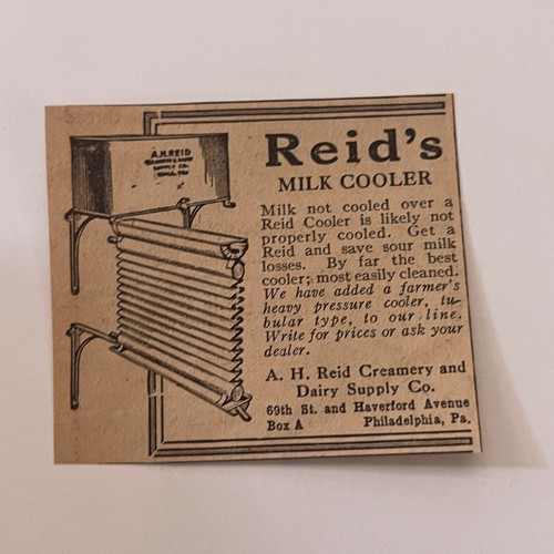 Reid creamery dairy - a.h,