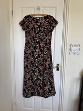 Polyester Floral Print Midi