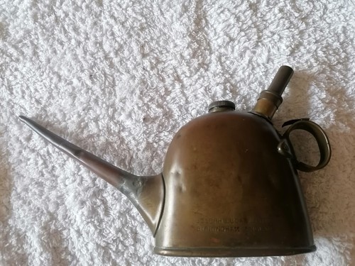 Joseph lucas brass oil can - joseph,