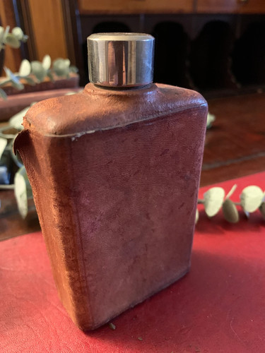 Antique leather silver - leather, &
