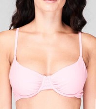 JACK WILLS CARLTON ELKFIELD BIKINI TOP BRAND NEW SIZE 32A PINK