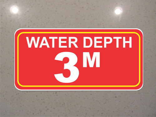 Water depth meters metal - 3,