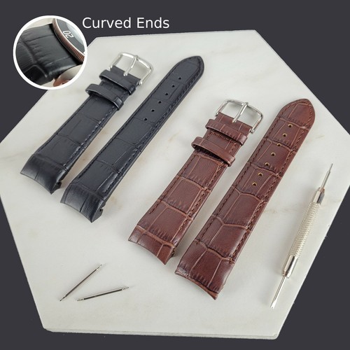 Curved end crocodile grain - end,