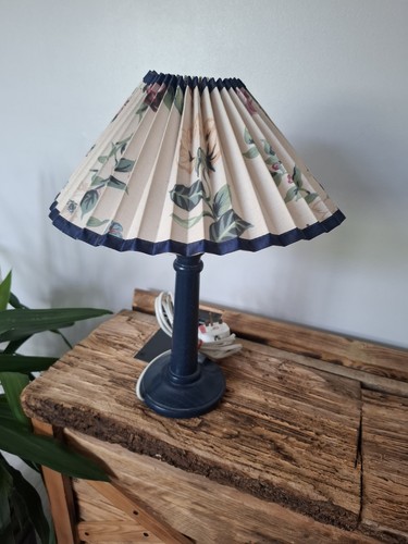 Vintage bhs retro lamp pleated - vintage,