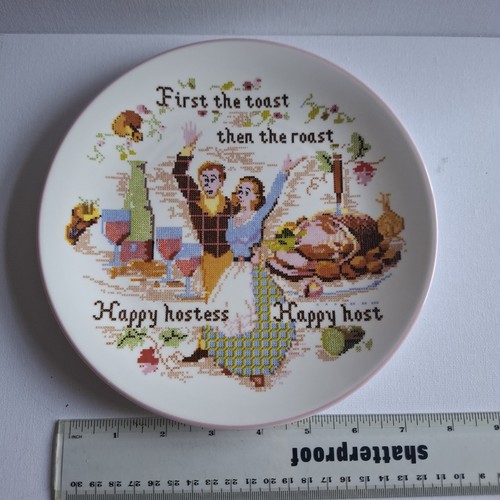Happy host 21cm ceramic - "happy,