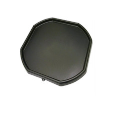 Large 100cm black plastic tuff - black,