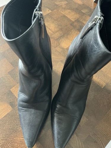Zara womans black leather - womans,