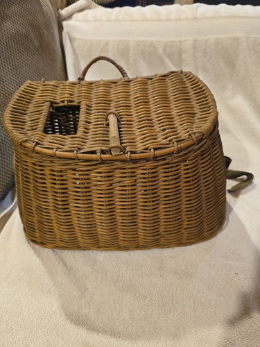Vintage fishing creel - vintage,