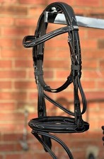 Equipride Super Soft English Calf Leather Bridle with Reins BLACK And Brown