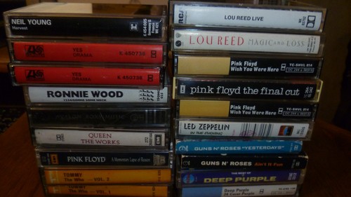 Cassettes list rock pop - 3,, rock,