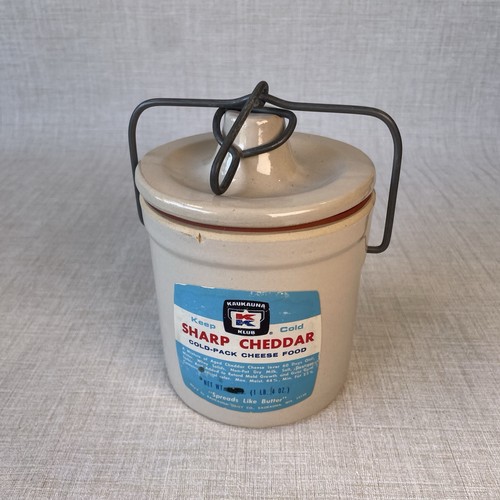 Kaukauna klub dairy crock with - kaukauna,