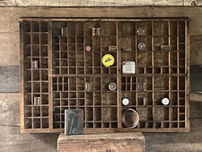 Vintage French Wooden