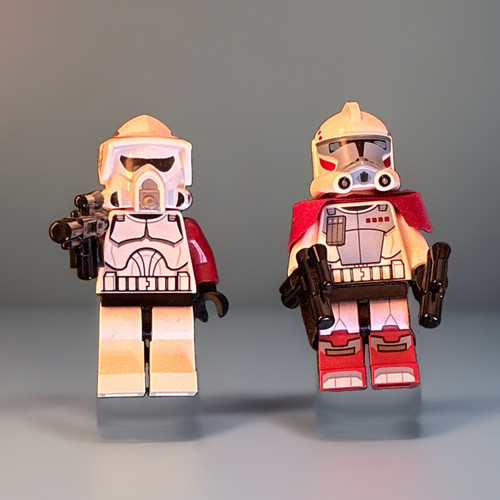 Lego star wars clone trooper - star,