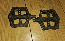 Wellgo K79 Plastic Platform Bicycle Pedals Black