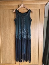 1920s Flapper Dress Beaded