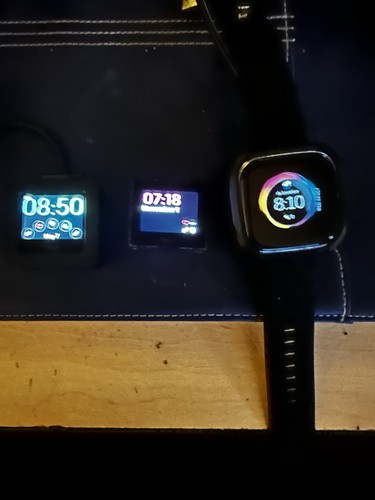Fitbits with chargers - with,
