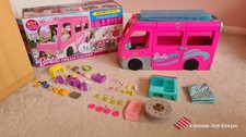 Barbie Dream Camper Van PlaySet Vehicle Doll Caravan 60+ Accssesory HCD46