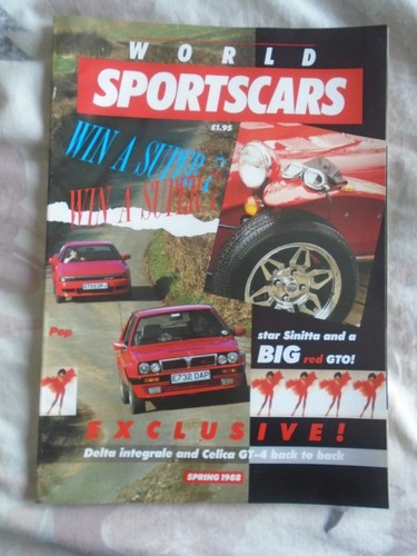 World sports cars spring 1988 - sports,