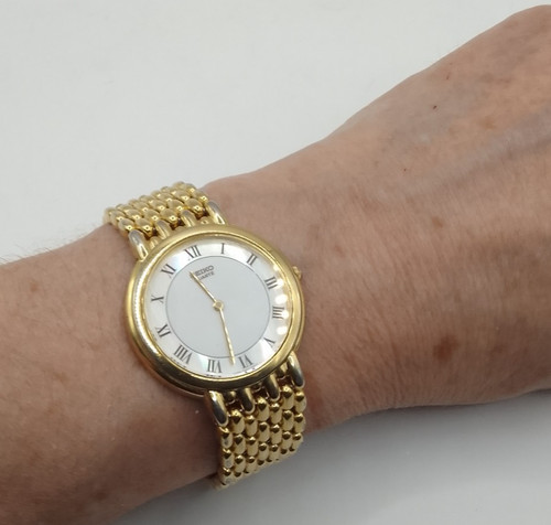 Seiko 7n00 6a00 ladies gold - seiko, 7n00-6a00