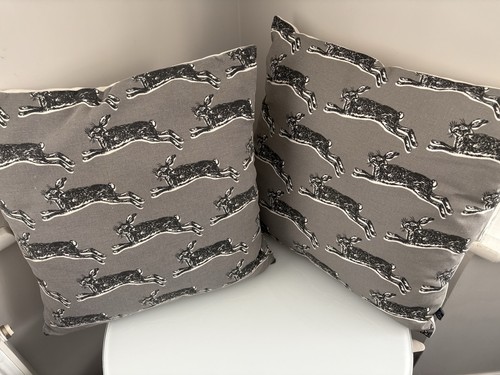 Two running hares - /, rabbits