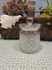 Vintage Cut Glass Cookie