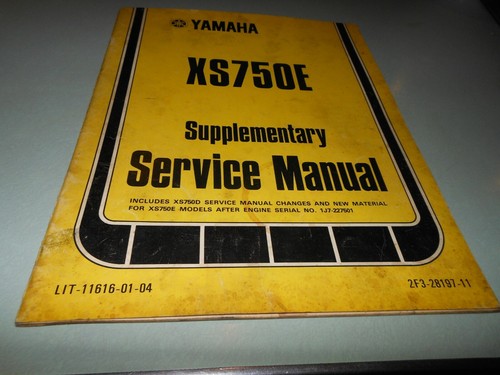 Yamaha supplementary service - supplementary,