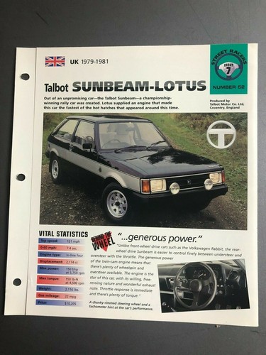1979 1981 talbot - 1979,