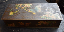 Antique 1930s Macfarlane Lang & Co Butterfly Biscuit Tin