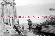 CO 3471 - Carbis Bay Fishermen, St Ives, Cornwall c1922