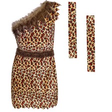 CAVE WOMAN FANCY DRESS COSTUME