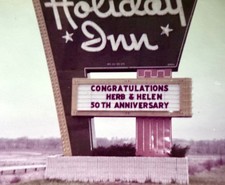 VTG Holiday Inn Roadside Sign