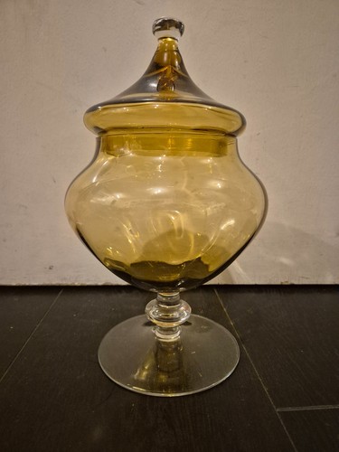 Vintage amber glass - amber,