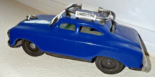 Vintage tin limousine - vintage, 5”