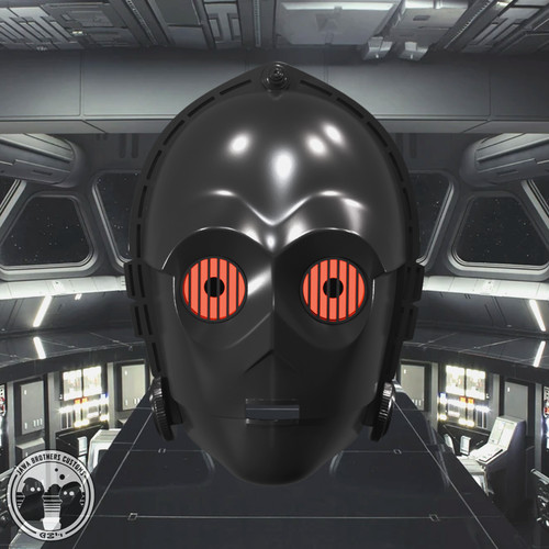 000 protocol droid helmet 3d - droid,