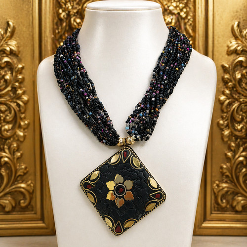 Necklace pendant gold - necklace,