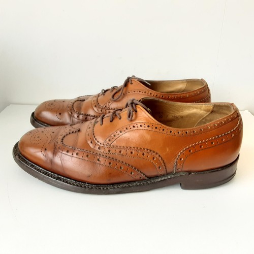 Loake wingtip brogues tan - loake,