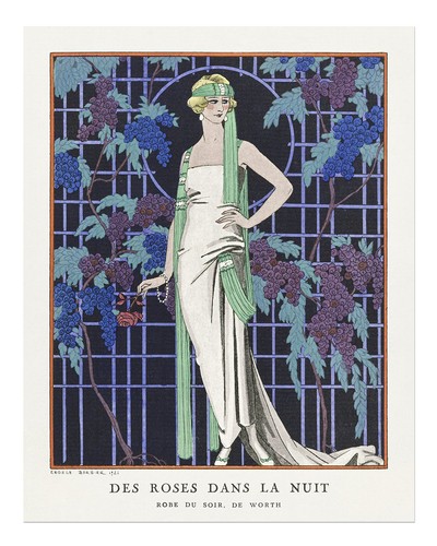 Elegant art deco fashion - art,