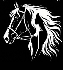 5” Horse vinyl car Decal /
