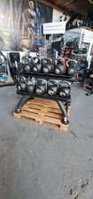 10 X MIXED Kettlebells/Rack