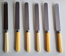 6 Vintage Matching Faux Bone