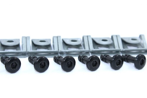 Black dzus stud - black, hex