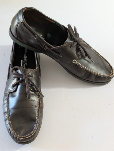 Timberland mens leather boat - timberland,
