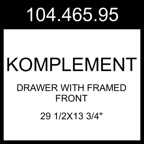 Ikea komplement drawer with - komplement,