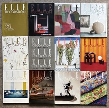 Elle Decoration Magazines 2019 Bundle x 12 Complete Run Interior Design Guides