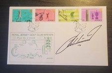 Jersey FDC First Day CoverStamps Royal Jersey Golf Club Signed Lee Westwood 1978