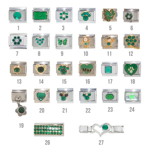Various may birthstone - may,