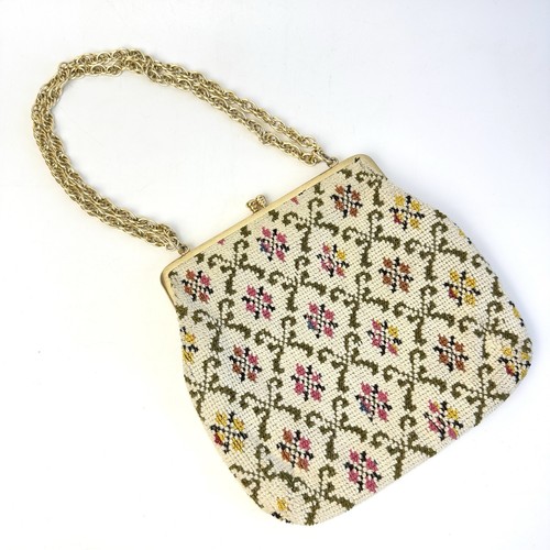 Vintage japan tapestry purse - vintage,