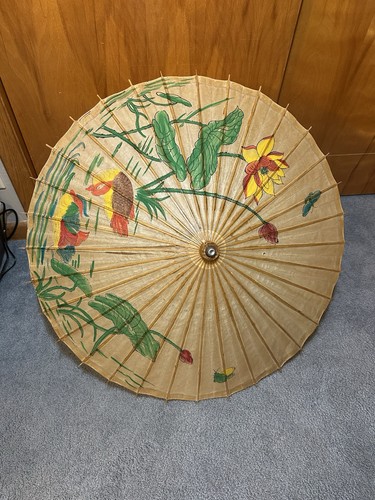 Vintage hand painted oriental - hand,
