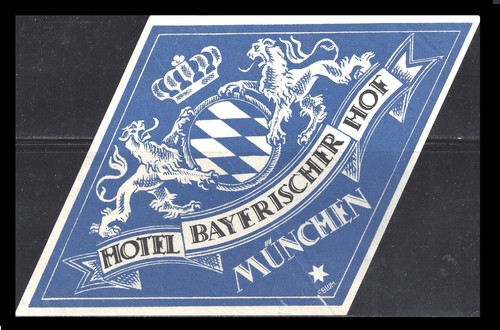 Vintage hotel bayerischer hof - bayerischer,